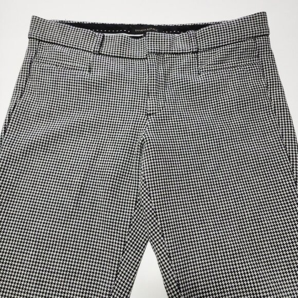 Banana Republic Houndstooth Stretch Mid Rise Slim Leg Sloan Ankle Pants - Picture 3 of 5